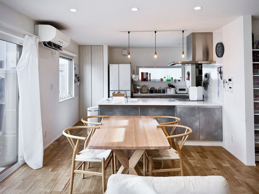 美しく整うシームレスな動線美